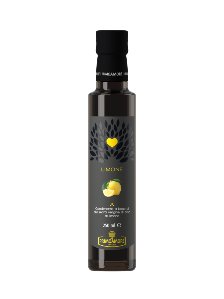 OLIO EXTRA VERGINE DI OLIVA AROMATIZZATO AL LIMONE PRIMOAMORE ML 250