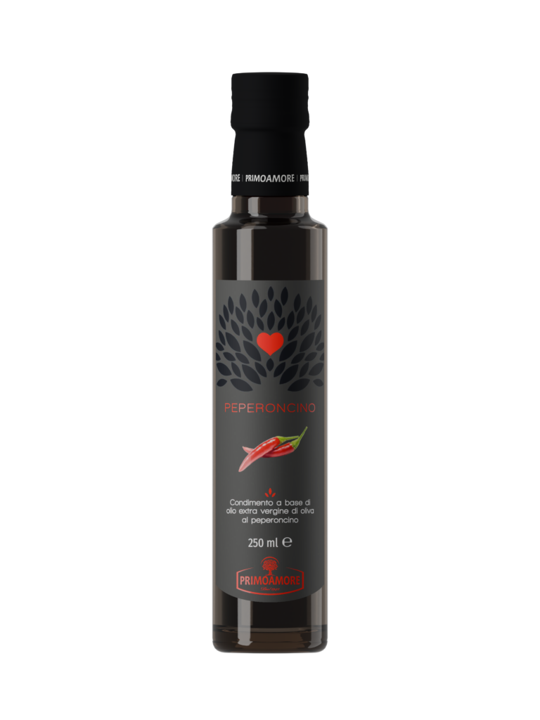 OLIO EXTRA VERGINE DI OLIVA AROMATIZZATO AL PEPERONCINO PRIMOAMORE ML 250