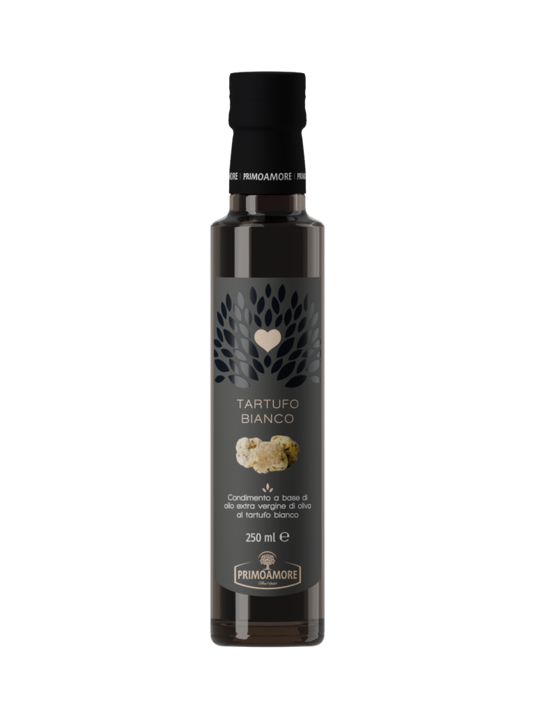 OLIO EXTRA VERGINE DI OLIVA AROMATIZZATO AL TARTUFO BIANCO PRIMOAMORE ML 250