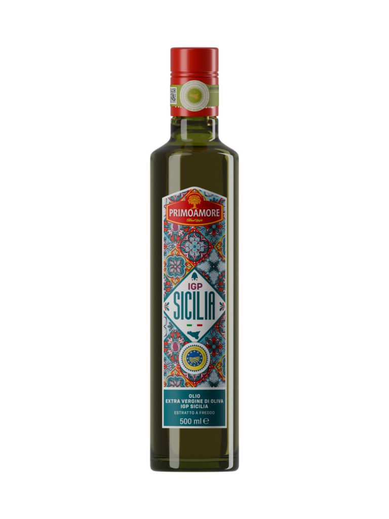 OLIO EXTRA VERGINE DI OLIVA IGP SICILIA ESTRATTO A FREDDO PRIMOAMORE ML 500